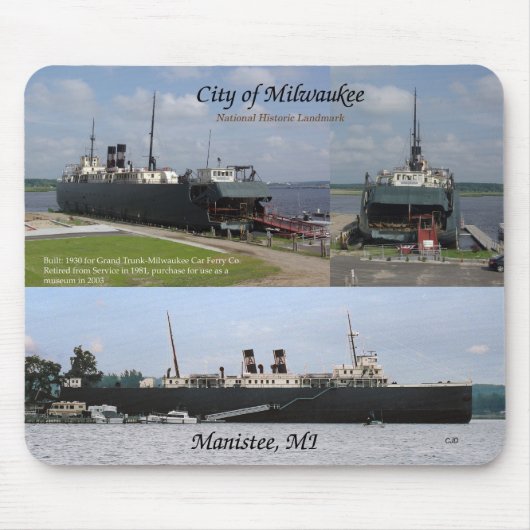 Stadt Milwaukee 3 Bild Mousepad (Vorne)