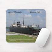Stadt Milwaukee Mousepad (Mit Mouse)