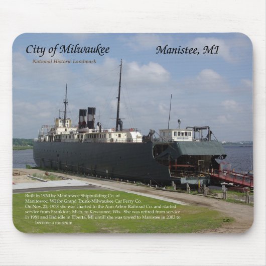 Stadt Milwaukee Mousepad (Vorne)