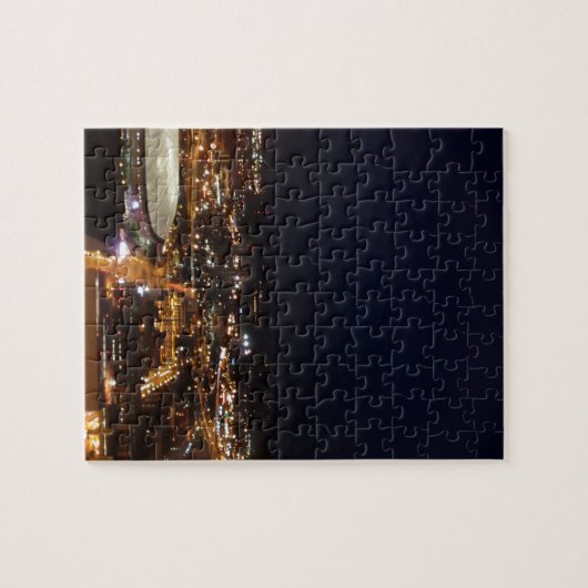 Stadt Minneapolis Minnesota Skyline und Metrodome Puzzle (Horizontal)