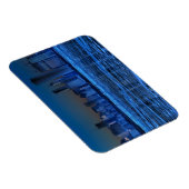 Stadt mit breiten Schultern und See Michigan Magnet (Rechte Seite)