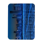 Stadt mit breiten Schultern und See Michigan Magnet (Vertikal)