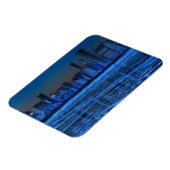 Stadt mit breiten Schultern und See Michigan Magnet (Linke Seite)