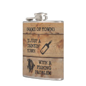 Stadt mit einem Fischereiproblem zu trinken 😉 Flachmann (Links)