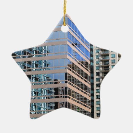 Stadt-moderne Architektur Keramik Ornament (Vorne)