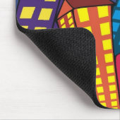 Stadt modernes Mousepad (Ecke)