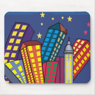 Stadt modernes Mousepad