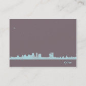 Stadt - mollig - Visitenkarte (Rückseite)