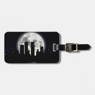 Stadt-Mond Gepäckanhänger