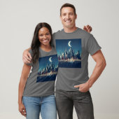 Stadt Mond Geschenk T-Shirt (Unisex)