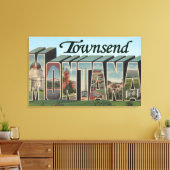 Stadt Montana Leinwanddruck (Insitu (Wohnzimmer))