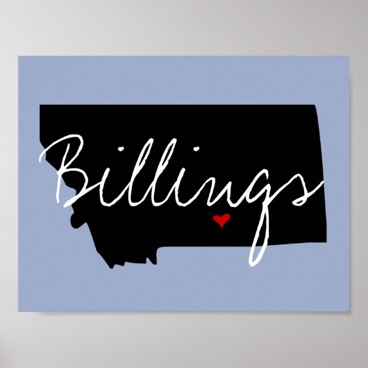 Stadt Montana Poster (Vorne)