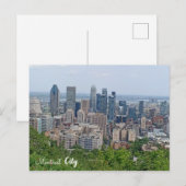 Stadt Montreal Postkarte (Vorne/Hinten)