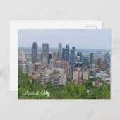 Stadt Montreal Postkarte (Vorne/Hinten)