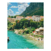 Stadt Mostar - Bosnien und Herzegowina Fotodruck (Vorne)