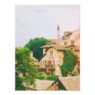 Stadt Mostar - Bosnien und Herzegowina Fotodruck