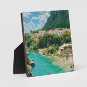 Stadt Mostar - Bosnien und Herzegowina Fotoplatte (Vorderseite)