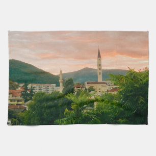 Stadt Mostar - Bosnien und Herzegowina Geschirrtuch