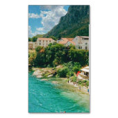 Stadt Mostar - Bosnien und Herzegowina Magnetische Visitenkarte (Vorderseite Vertikal)