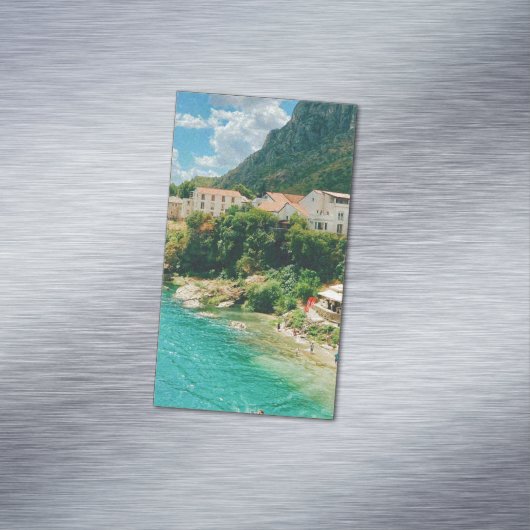 Stadt Mostar - Bosnien und Herzegowina Magnetische Visitenkarte (Beispiel)