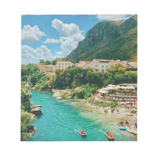 Stadt Mostar - Bosnien und Herzegowina Notizblock