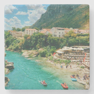 Stadt Mostar - Bosnien und Herzegowina Steinuntersetzer