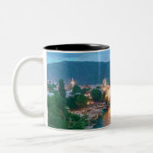 Stadt Mostar - Bosnien und Herzegowina Zweifarbige Tasse (Links)