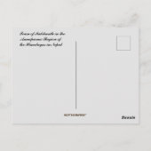 Stadt Muktinath Annapurna Region Nepal Postkarte (Rückseite)