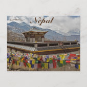 Stadt Muktinath Annapurna Region Nepal Postkarte (Vorderseite)
