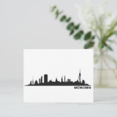 Stadt München - Skyline 1c Postkarte (Stehend Vorderseite)