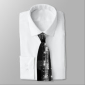 Stadt nachts beleuchtet krawatte (Gebunden)