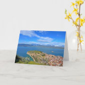 Stadt Nafplion Griechenland Karte (Gelbe Blume)
