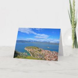 Stadt Nafplion Griechenland Karte