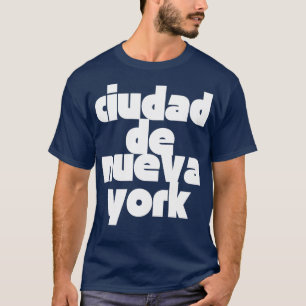Stadt Neuva York New York City Retro Weiß T-Shirt