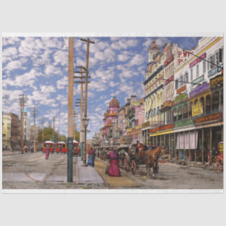 Stadt - New Orleans die Viktorianische Ära 1887 Seidenpapier