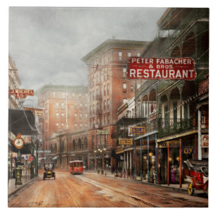 Stadt - New Orleans - Ein Blick auf die St Charles Fliese