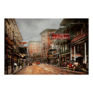Stadt - New Orleans - Ein Blick auf St. Charles Av Poster