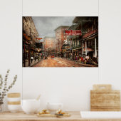 Stadt - New Orleans - Ein Blick auf St. Charles Av Poster (Küche)