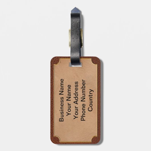 Stadt - New Orleans - ein Blick auf St- Gepäckanhänger (Rückseite vertikal)