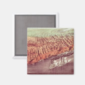 Stadt New Orleans Magnet (Vorderseite/Rückseite)