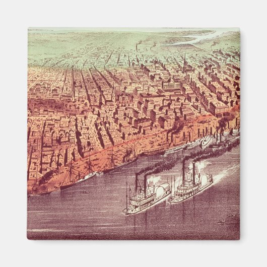 Stadt New Orleans Magnet (Vorne)