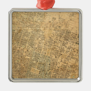 Stadt New York 2 Ornament Aus Metall
