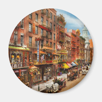 Stadt - New York - Chinatown im Jahr 1905 Magnet