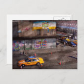 Stadt - New York - Greenwich Village - Lebensfarbe Postkarte (Vorne/Hinten)