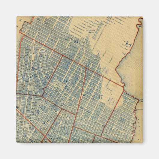 Stadt New York Magnet (Vorne)