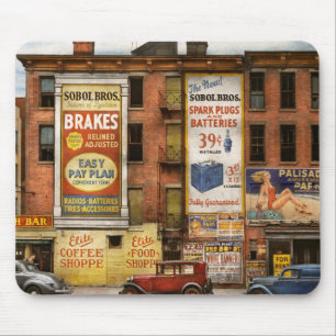 Stadt - New York NY - Elite-Lunchbar 1938 Mousepad
