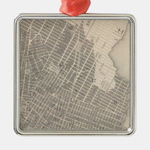 Stadt New York Ornament Aus Metall