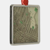 Stadt New York Silbernes Ornament (Rechts)