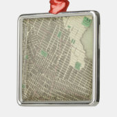 Stadt New York Silbernes Ornament (Links)