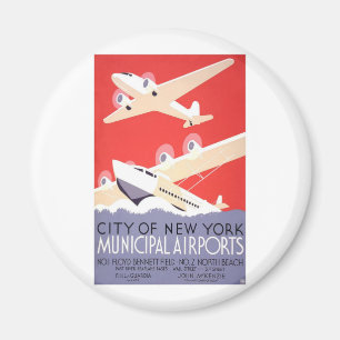 Stadt- New Yorkflughäfen Magnet